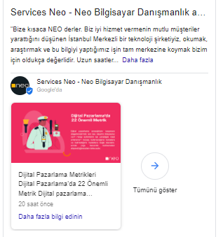 servicesn neo google post